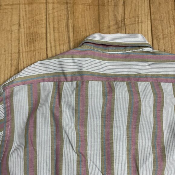 Marc Daniels Single needle Large 16-16-1/2 Long Sleeve Button Down Shirt - Picture 11 of 11